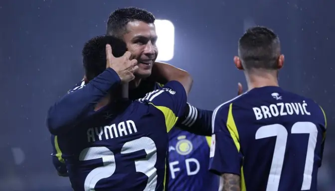 Al Taawoun vs Al Nassr: Ronaldo Leads the Charge to a 2-0 Victory, Securing Saudi Super Cup Final Spot
