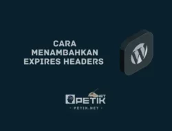 Cara Menambahkan Expires Headers untuk Optimasi WordPress