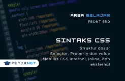 Sintaks CSS